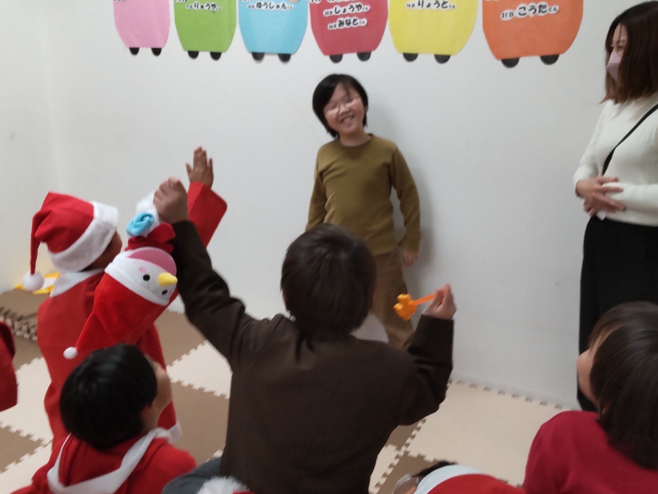 大阪市西成区の児童発達支援、療育事業所オハナピースのクリスマス